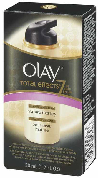 OLAY TOTAL EFFECTS MATURE SKIN THERAPY 50ML - Queensborough Community Pharmacy