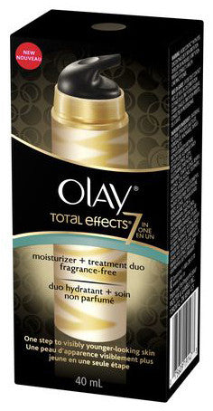 OLAY TOTAL EFFECTS 7-IN-ONE MOISTURIZER TRMT F/F SPF 15 40ML - Queensborough Community Pharmacy