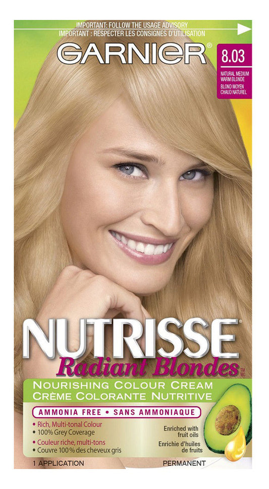 GARNIER NUTRISSE RADIANCE NATURAL MD WARM BLOND #803 - Queensborough Community Pharmacy