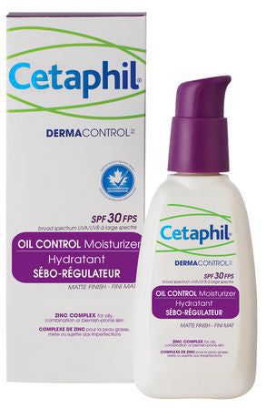 CETAPHIL DERMACONTROL OIL CONTROL MOISTURIZER W/SPF 30 120ML - Queensborough Community Pharmacy
