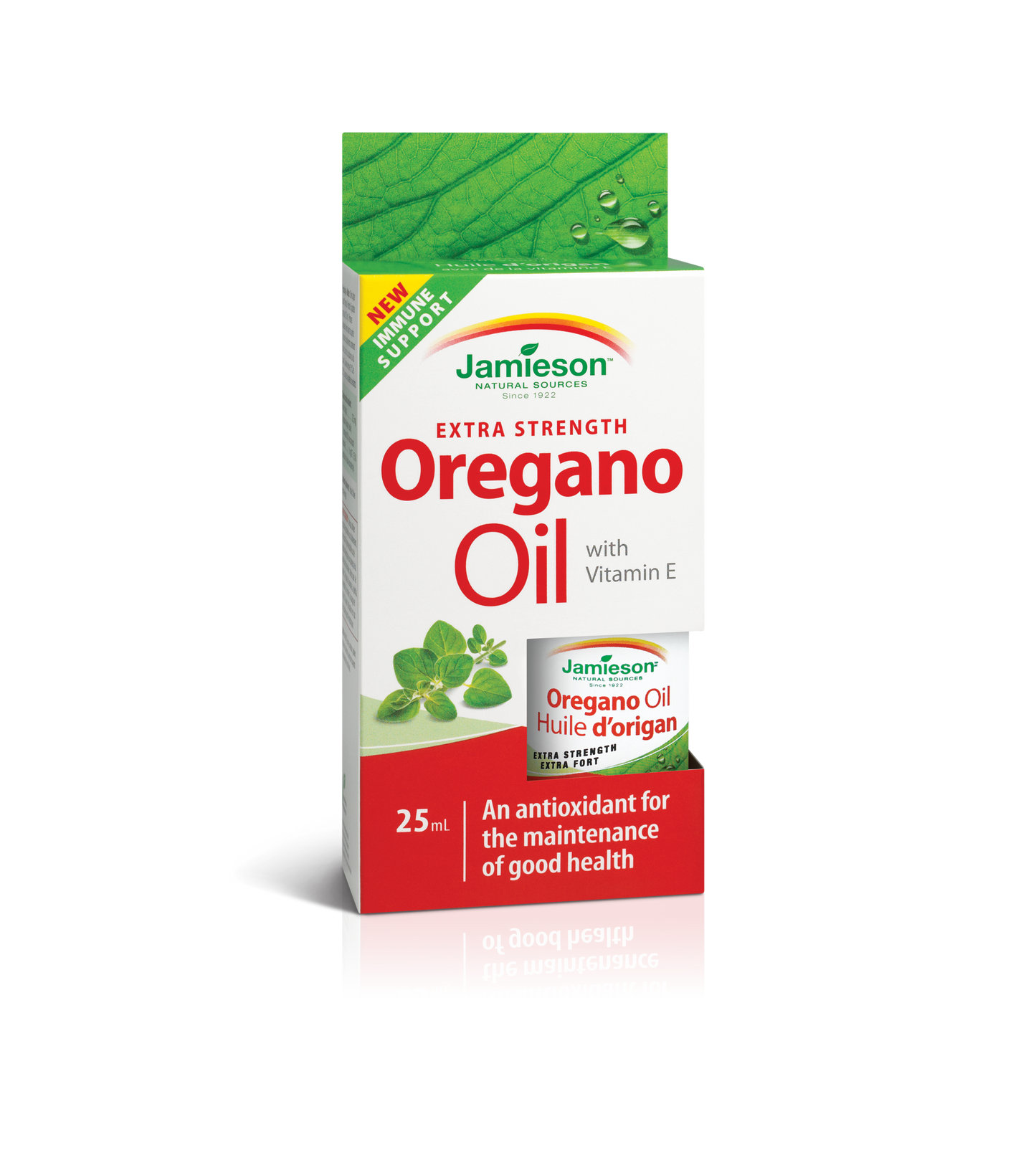 JAMIESON EXTRA STRENGTH OREGANO OIL WITH VITAMIN E 25ML - Queensborough Community Pharmacy