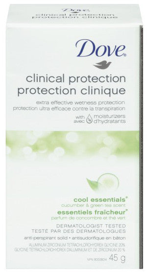 DOVE CLINICAL PROTECT COOL ESSENTIAL 45G - Queensborough Community Pharmacy