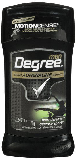 DEGREE ADRENALINE SERIES MEN SPORT DEFENSE 76G - Queensborough Community Pharmacy