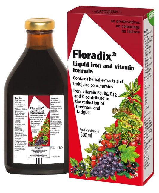FLORADIX LIQUID IRON FORMULA 250ML - Queensborough Community Pharmacy