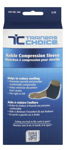 TC ANKLE SLEEVE LARGE 1'S - Queensborough Community Pharmacy