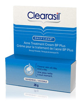 CLEARASIL BENZOYL PEROXIDE PLUS VANISHING 28G - Queensborough Community Pharmacy