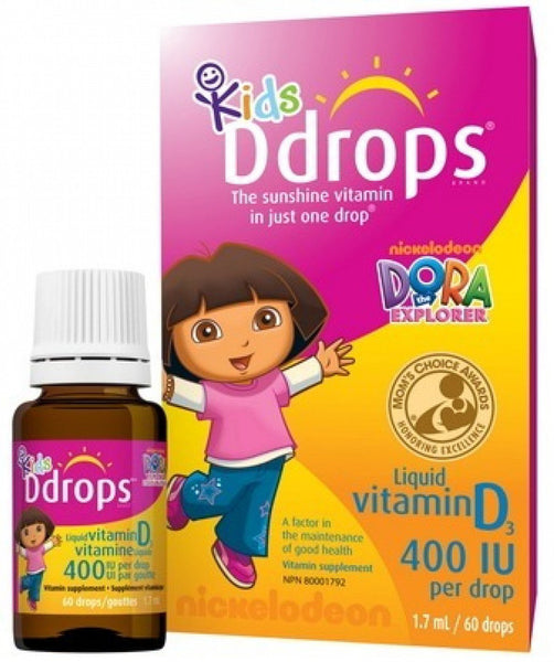DDROPS KIDS 400 IU 60 DROPS 1.7ML - Queensborough Community Pharmacy