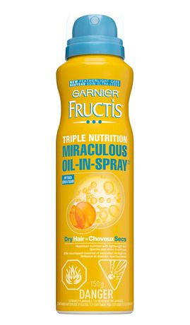 GARNIER FRUCTI TRIPLE OIL SPRAY NUTRITION150ML - Queensborough Community Pharmacy