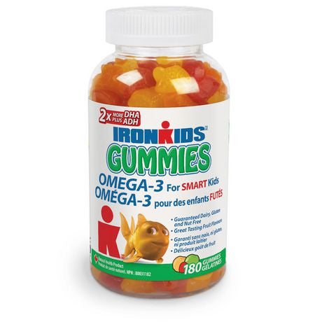IRONKIDS OMEGA-3 FOR SMART KIDS 180'S