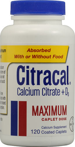 CITRACAL WITH VITAMIN D CAPS 120'S