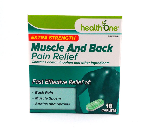 H ONE MUSCLE & BACK BLISTER EXTRA STRENGTH TABS18'S - Queensborough Community Pharmacy