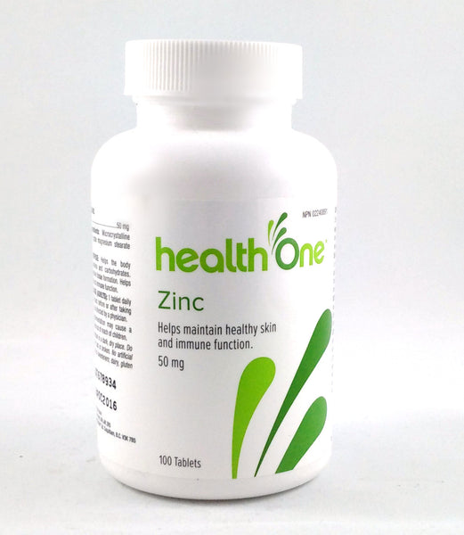 H ONE ZINC CITRATE 50MG TAB 100'S - Queensborough Community Pharmacy