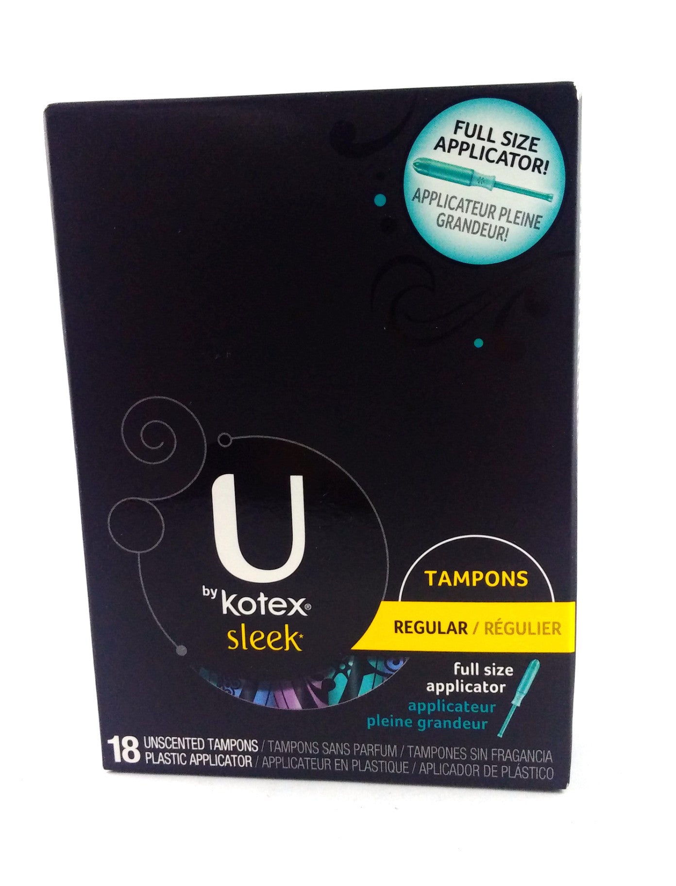 U BY KOTEX TAMPONS REG 18'S - Queensborough Community Pharmacy