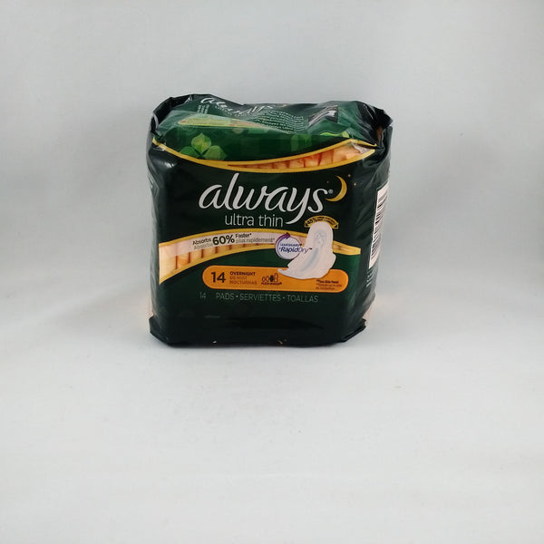 ALWAYS ULTRATHIN OVERNIGHT 14 - Queensborough Community Pharmacy