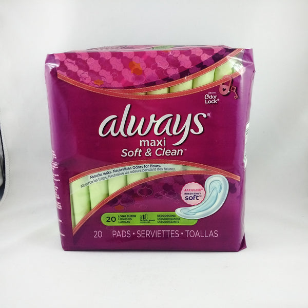 ALWAYS MAXI LONG SUPER 20 - Queensborough Community Pharmacy
