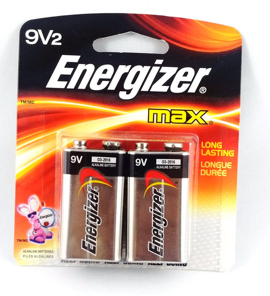 ENERGIZER 9VOLT BATTERY 2'S - Queensborough Community Pharmacy