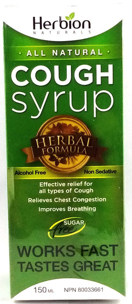 HERBION NATURAL COUGH SYRUP 150ML - Queensborough Community Pharmacy