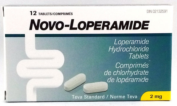 NOVO-LOPERAMIDE 2MG 12'S - Queensborough Community Pharmacy