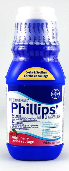 PHILLIP'S MILK OF MAG CHERRY 350ML - Queensborough Community Pharmacy