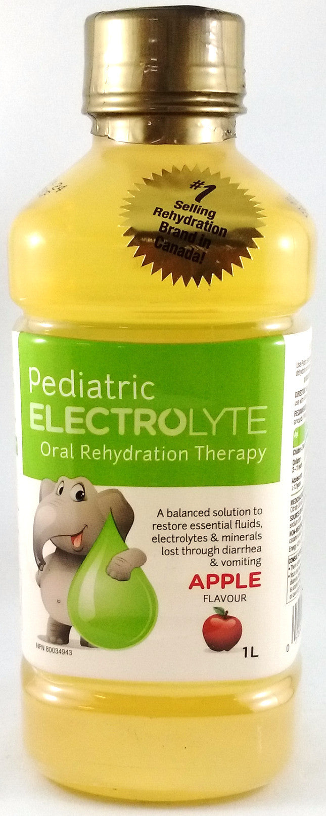 PEDIATRIC ELECTROLYTE-APPLE 1L / 4.22 / 5.486 - Queensborough Community Pharmacy
