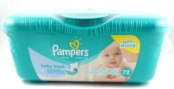 PAMPERS WIPES SENSITIVE 72'S - Queensborough Community Pharmacy