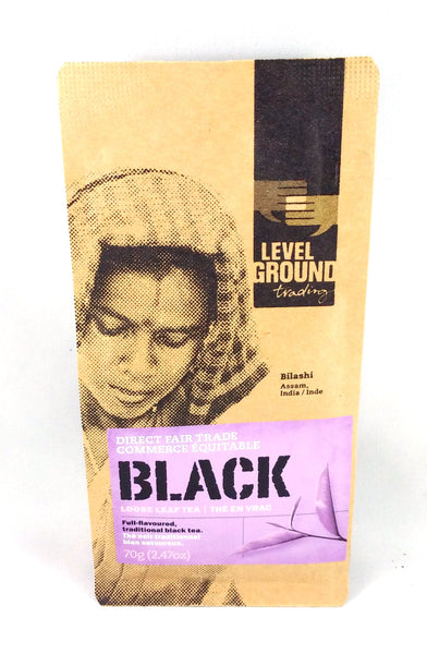 Level Ground Fair Trade Black Loose Leaf Tea 70gr - Queensborough Community Pharmacy