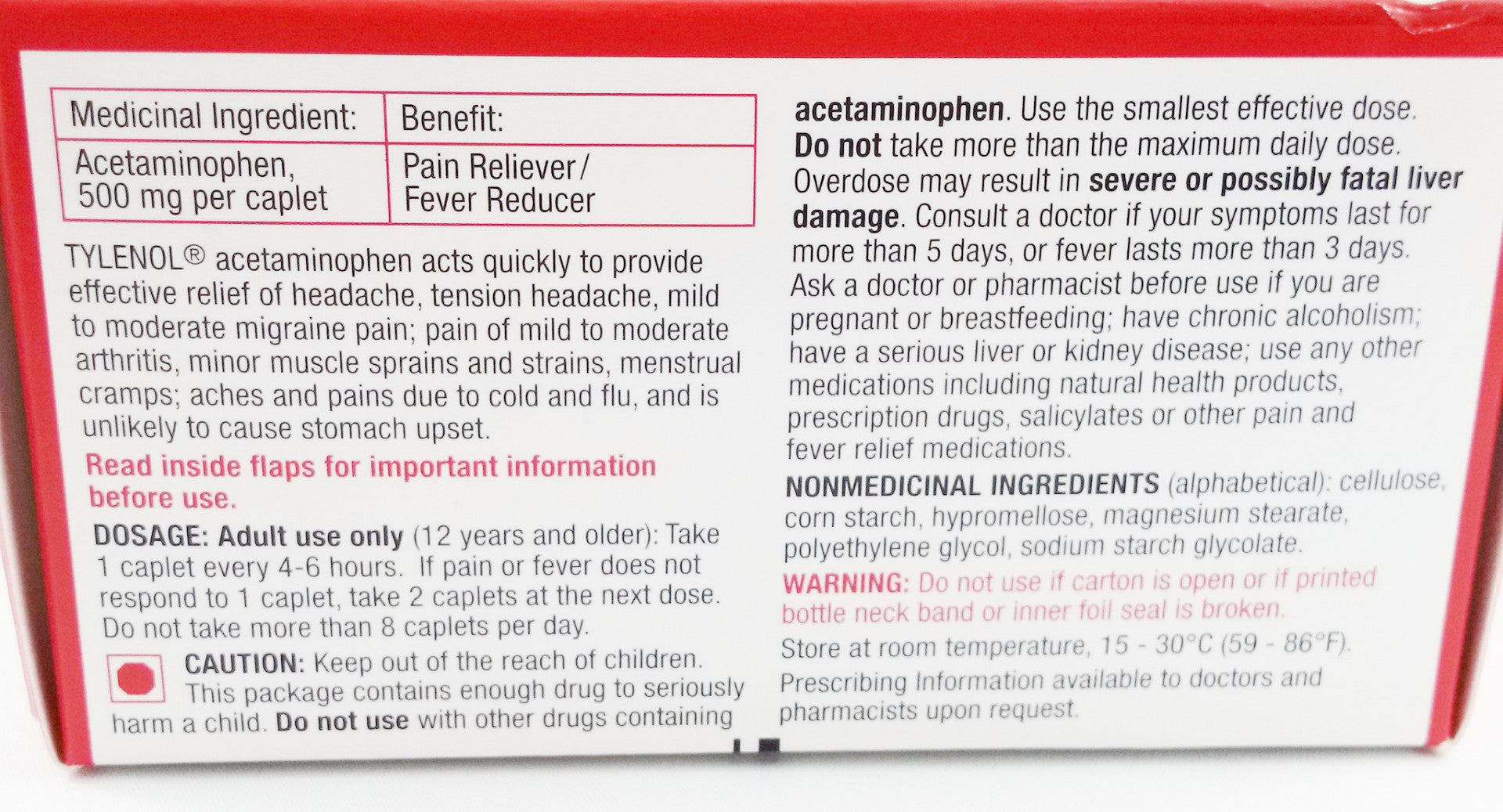 TYLENOL CPLT X-STR 100'S - Queensborough Community Pharmacy - 2