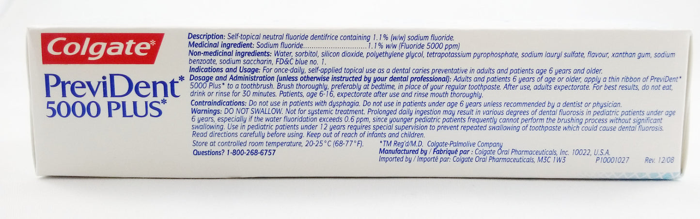 PREVIDENT 5000 PLUS TOOTHPASTE SPEARMINT 39ML - Queensborough Community Pharmacy - 2