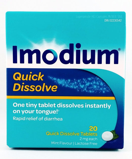 IMODIUM QUICK DISSOLVE 20'S - Queensborough Community Pharmacy - 1