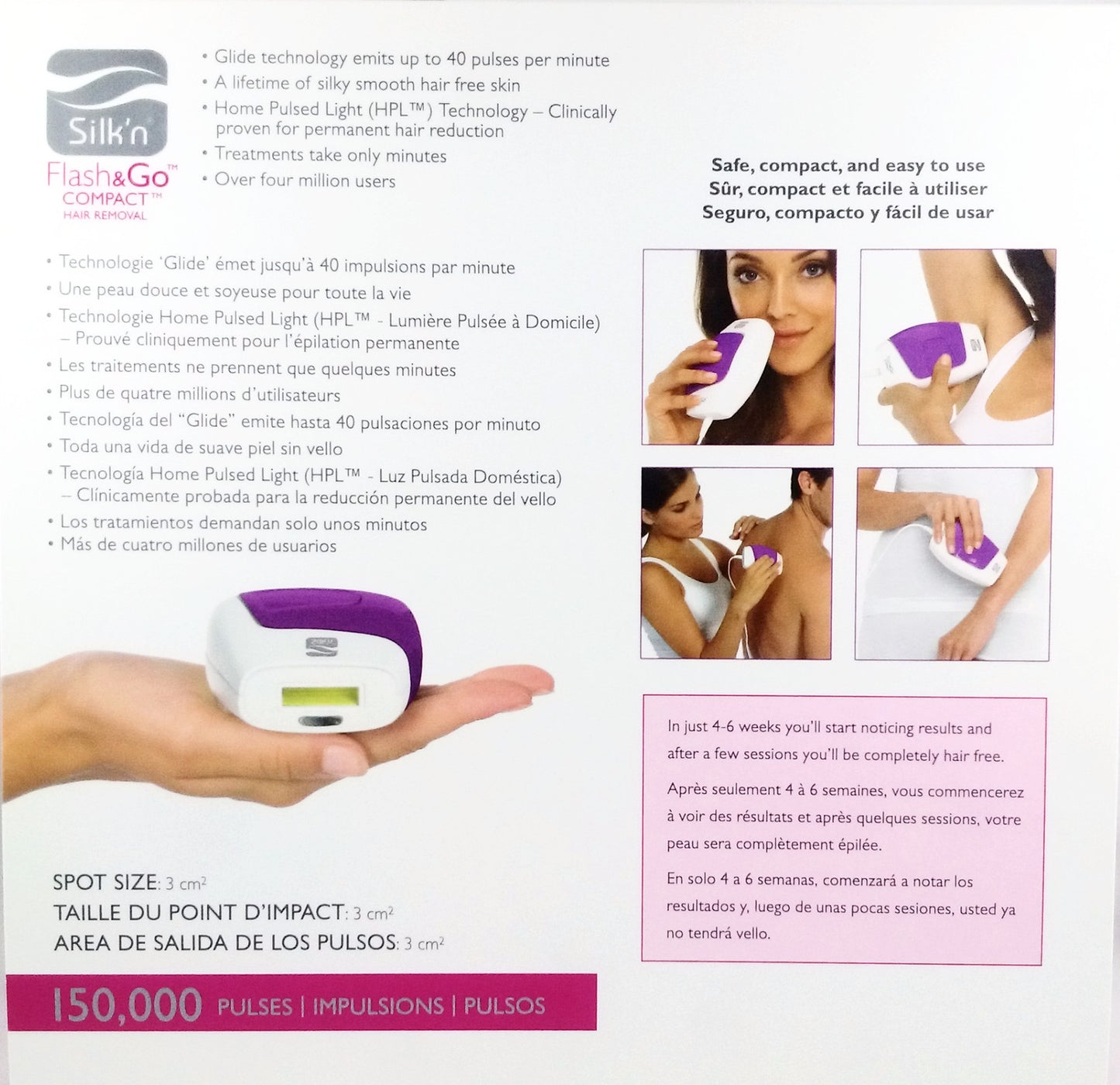 SILK'N FLASH & GO COMPACT 150,000 PULSES - Queensborough Community Pharmacy - 3
