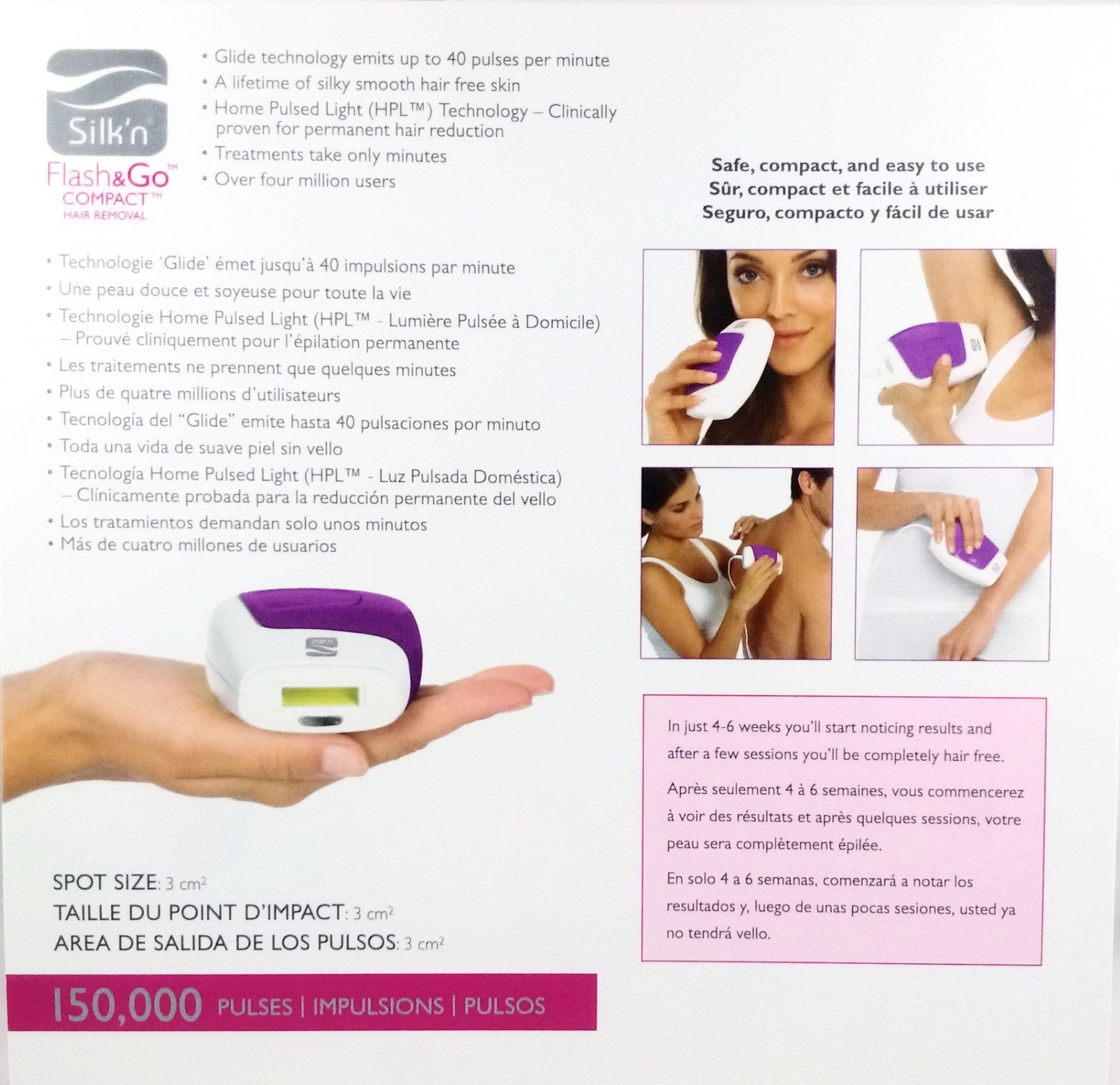 SILK'N FLASH & GO COMPACT 150,000 PULSES - Queensborough Community Pharmacy - 3