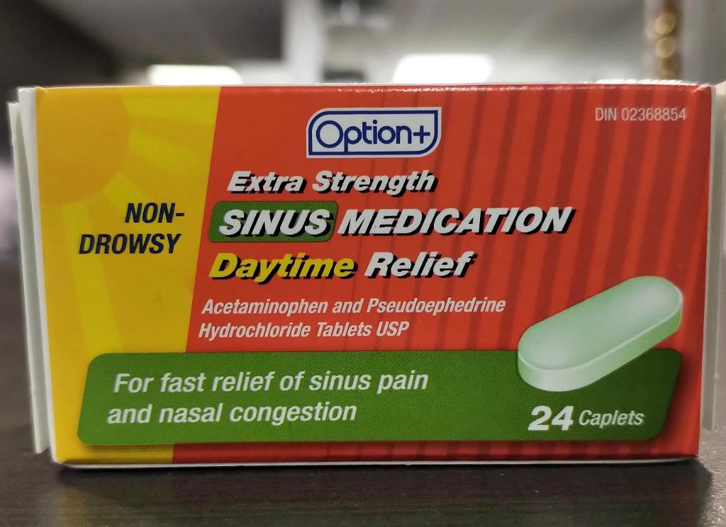 OPTION+ SINUS DAY CAPLET 500MG