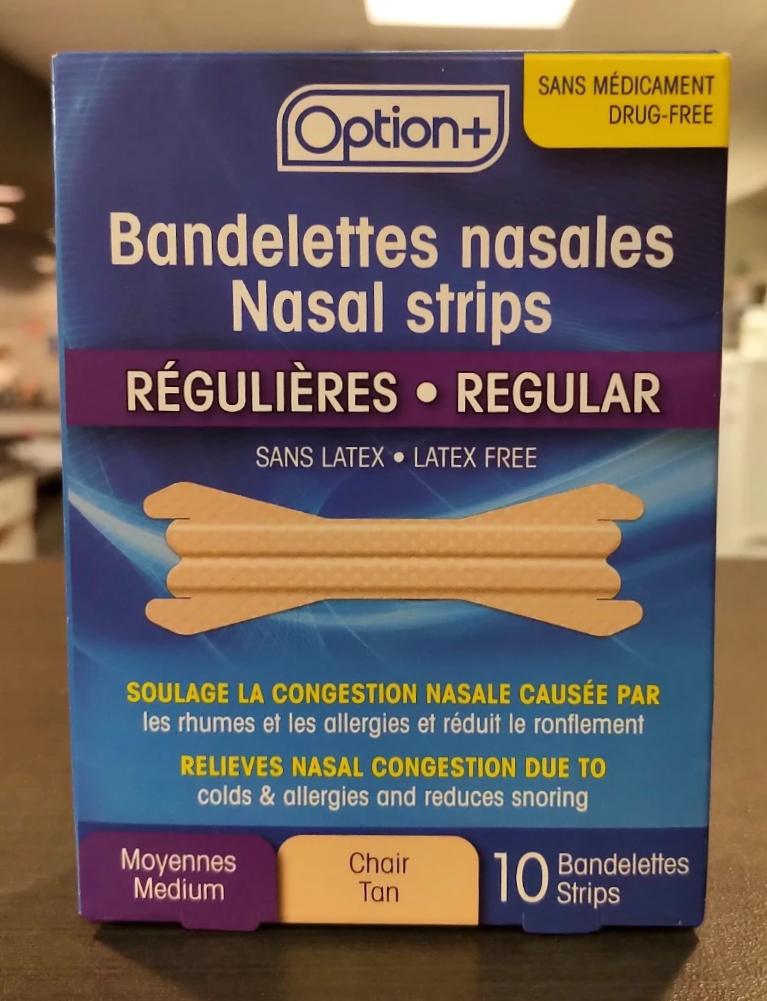OPTION+ NASAL STRP TAN MEDIUM