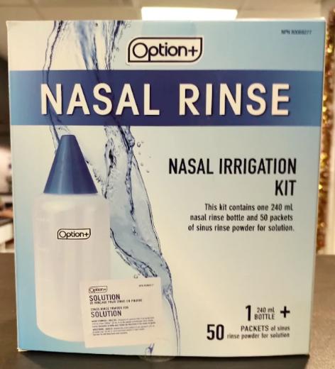 OPTION+ NASAL RINSE KIT | Queensborough Community Pharmacy