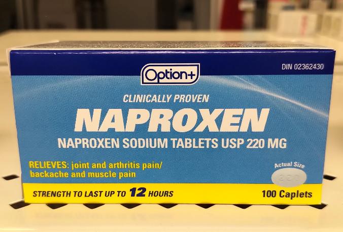 OPTION+ NAPROXEN SODIUM 220MG 100'S (GENERIC ALEVE)