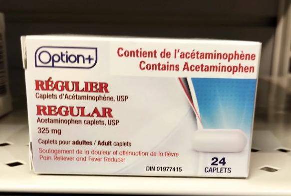 OPTION+ ACETAMINOPHEN 325MG