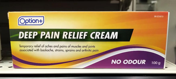 OPTION+ CREAM DEEP PAIN RELIEF