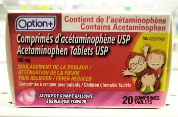 OPTION+ CHILD ACETAMINOPHEN BUBBLE GUM 160MG