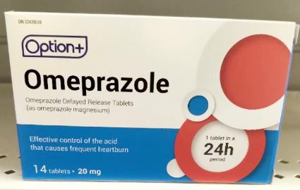OPTION+ OMEPRAZOLE 20MG 14'S