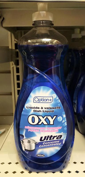 OPTION+ DISH SOAP OXY ULTRA 740ML