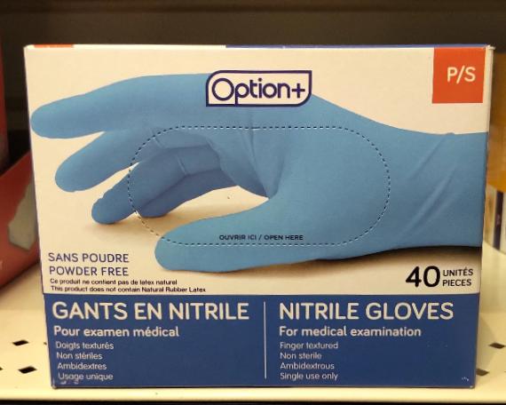 OPTION+ GLOVE NITR PFR SM40