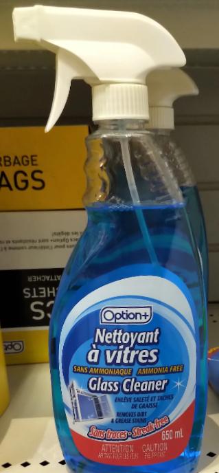 OPTION+ GLASS CLEANER