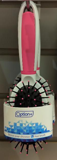 OPTION+ NEON PURSE-SIZED PADDLE BRUSH