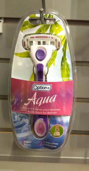 OPTION+ RAZOR AQUA LADIES 5 BLADE