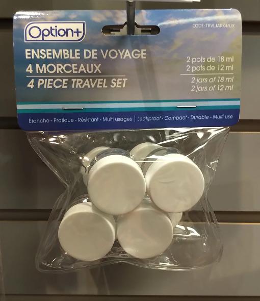 OPTION+ POTS TRAVEL KIT 2X18ML & 2X12ML