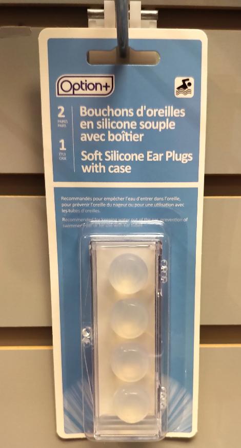 OPTION+ EAR PLUG SILICONE SOFT WCASE 4