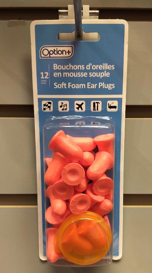 OPTION+ SOFT FOAM EAR PLUG 24
