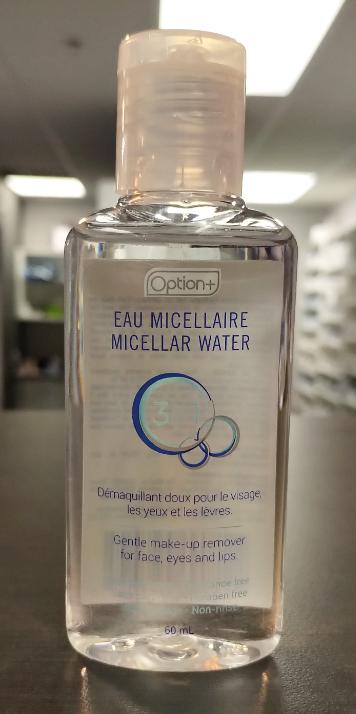 OPTION+ 3IN1 MICELLAR WATER TRAVEL SIZE 60ML