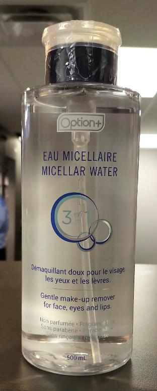 OPTION+ 3IN1 MICELLAR WATER 500ML