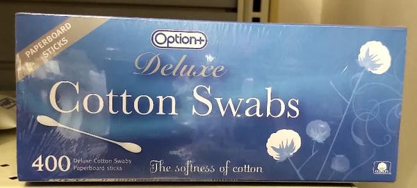 OPTION+ DELUXE COTTON SWABS